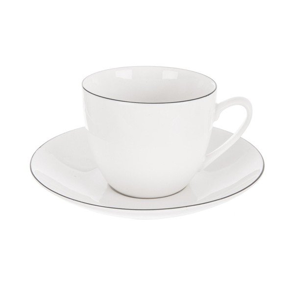 Biała porcelanowa filiżanka do cappuccino 210 ml Decora – Orion