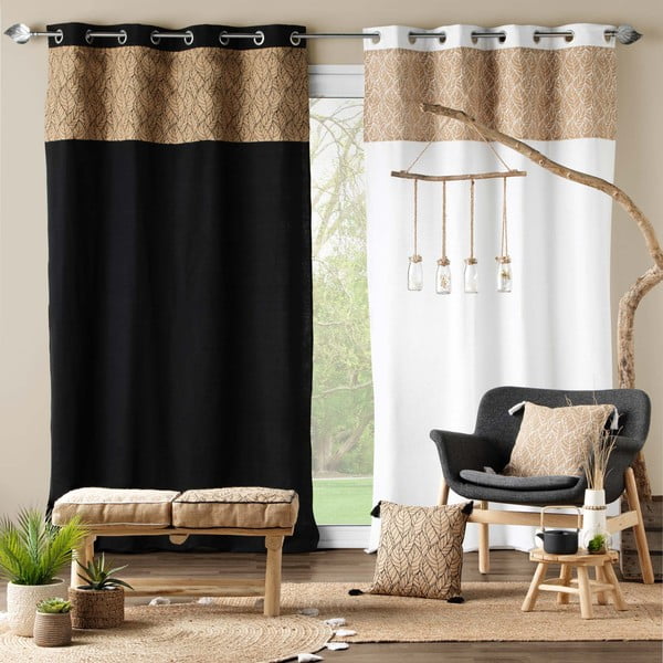 Biała zasłona 140x240 cm Kalinda – douceur d'intérieur-image-2