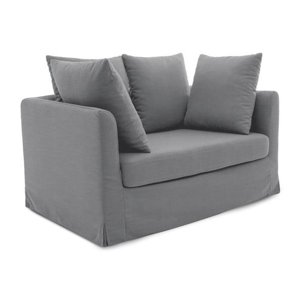 Jasnoszara sofa trzyosobowa Vivonita Coraly-image-2