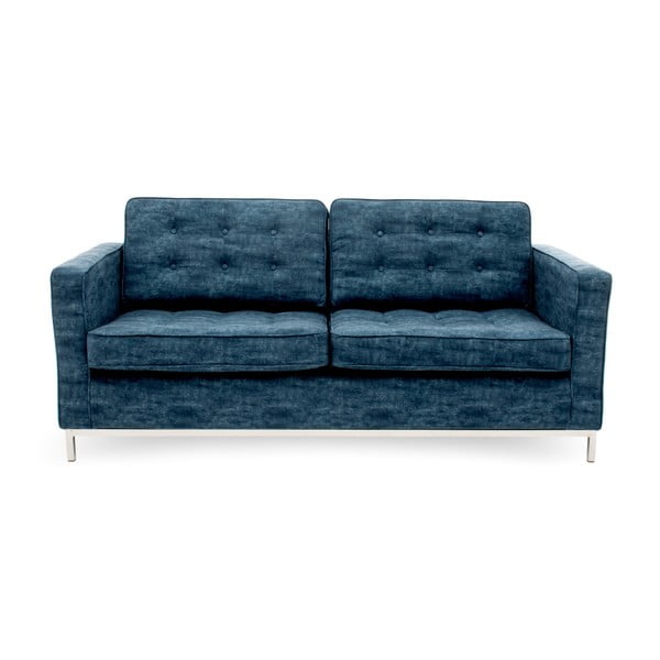 Ciemnoniebieska sofa 3-osobowa Vivonita Ben