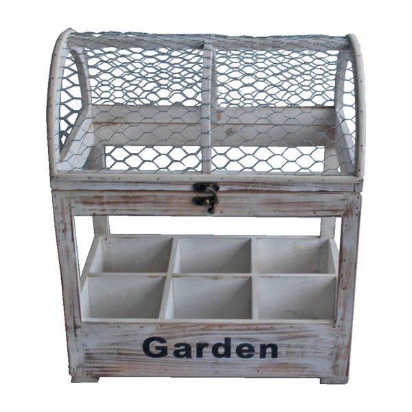 Drewniany kwietnik (wysokość 39 cm) – Garden Pleasure-image-1