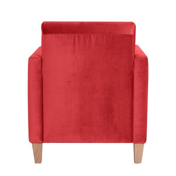 Czerwony fotel Max Winzer Milla Velvet-image-2