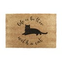 Wycieraczka z włókna kokosowego 40x60 cm Life Is Better With a Cat – Artsy Doormats
