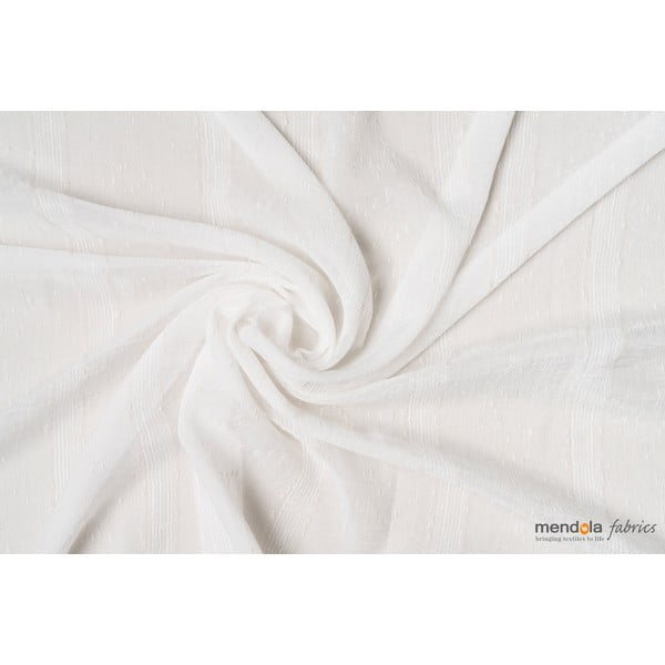 Beżowa firanka 400x260 cm Leah – Mendola Fabrics