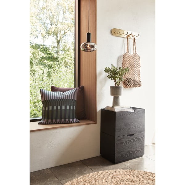 Metalowy wieszak ścienny w kolorze złota Form – Hübsch-image-2