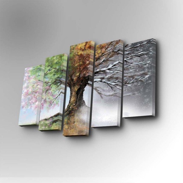 Obraz wieloczęściowy Four Seasons, 82x50 cm-image-2