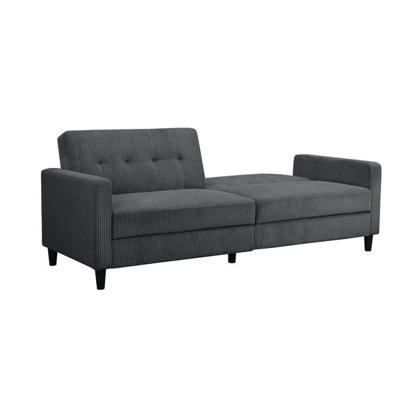 Szara sztruksowa sofa 203 cm Hartford – Støraa-image-3