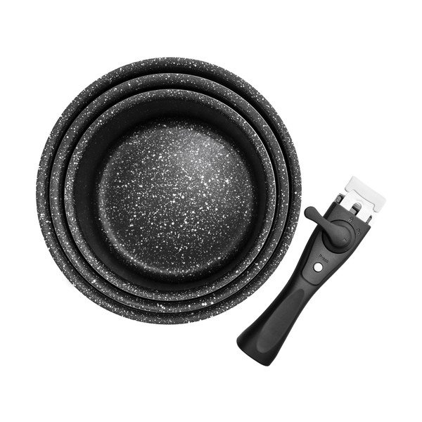 Zestaw garnków 4 szt. aluminiowy Grande Combi – Orion-image-3