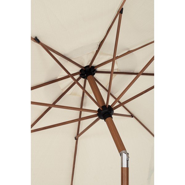 Beżowy parasol ogrodowy ø 300 cm Palinuro – Bizzotto-image-1