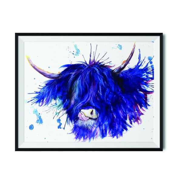 Plakat Wraptious Splatter Highland Cow