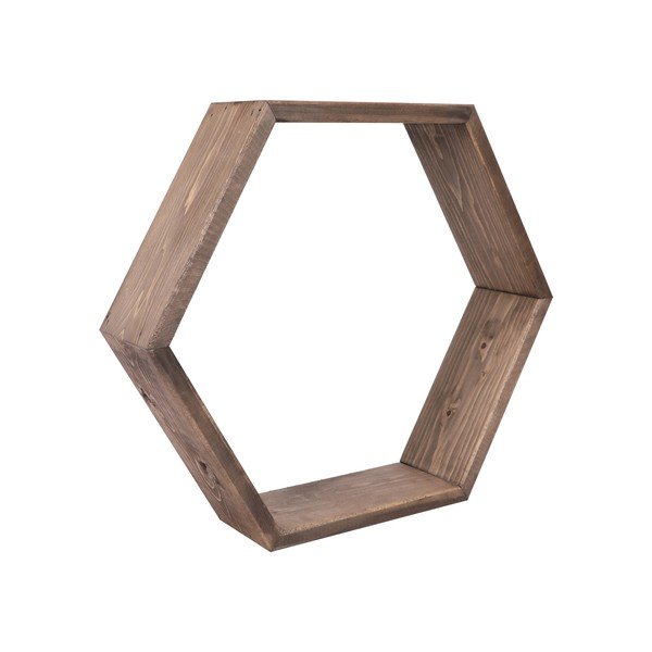 Zestaw 3 półek drewnianych Bee-image-1