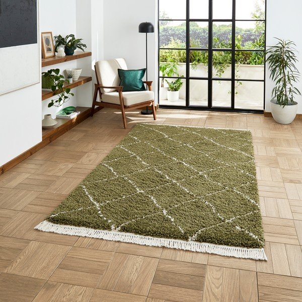 Zielony dywan 80x150 cm Boho – Think Rugs-image-1