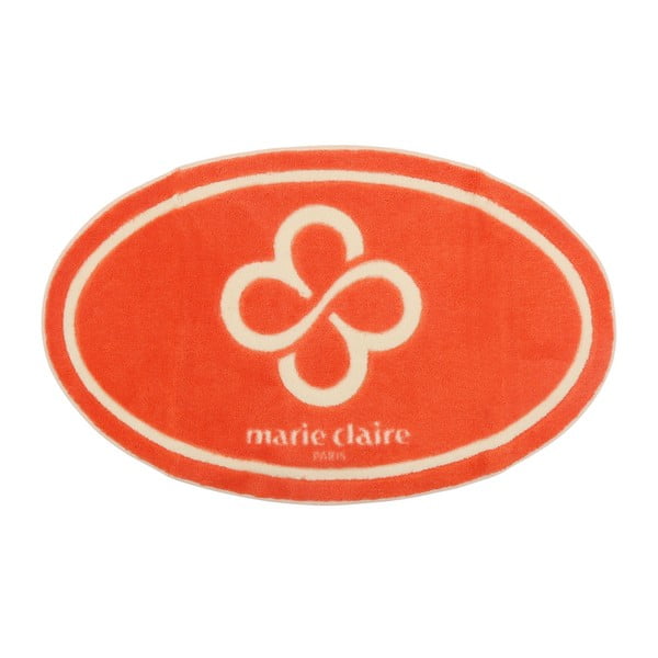 Pomarańczowy dywanik łazienkowy Marie Claire, 66x107 cm