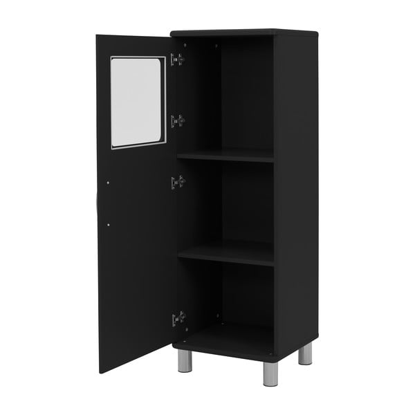 Czarna szafka 50x143 cm Malibu – Tenzo-image-4