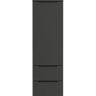 Antracytowa wysoka wisząca szafka łazienkowa 36x111 cm Crandon – Germania