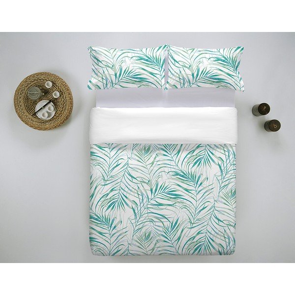 Zestaw 2 bawełnianych poszewek na poduszki Marghett Baker Aqua, 50x75 cm-image-1