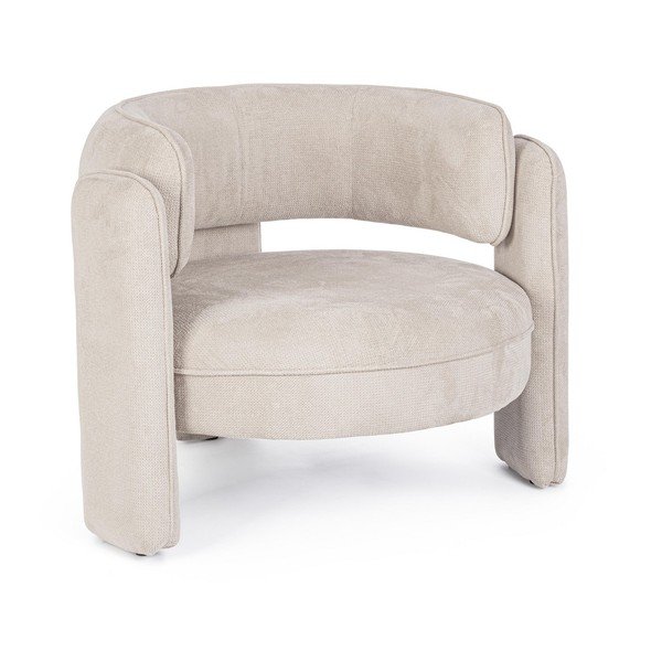 Beżowy fotel Aisha – Bizzotto