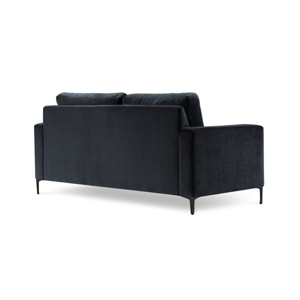 Ciemnoniebieska aksamitna sofa Kooko Home Harmony, 158 cm-image-3