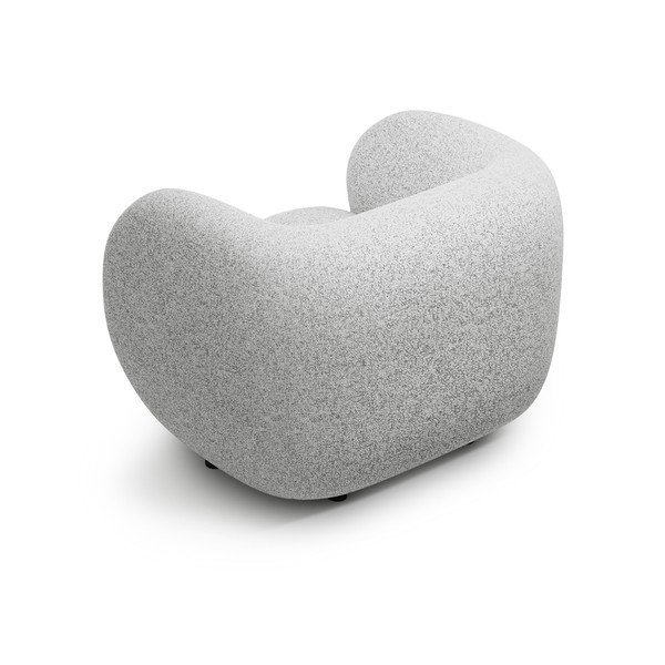 Jasnoszary fotel Kate – Micadoni -image-2