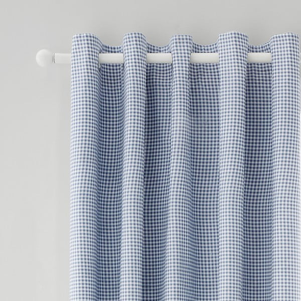 Biało-niebieskie zasłony zestaw 2 szt. 168x229 cm Lucie Floral Frill – Catherine Lansfield-image-1