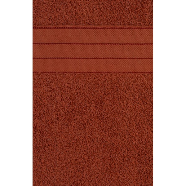 Ceglaste bawełniane ręczniki frotte zestaw 4 szt. 50x100 cm – Good Morning-image-2