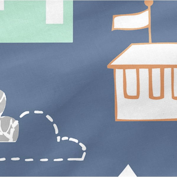 Dziecięca bawełniana poszewka na poduszkę Moshi Moshi Holidays, 50x75 cm-image-1