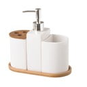 Biały zestaw akcesoriów łazienkowych Simply – Casa Selección