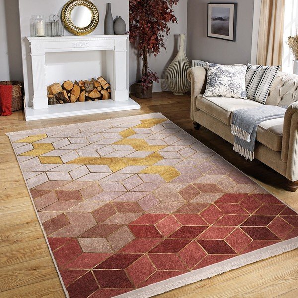 Różowy dywan 80x150 cm – Mila Home-image-1