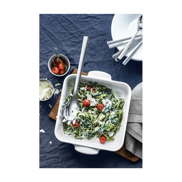 Łyżka do makaronu ze stali nierdzewnej Cromargan® WMF Nuova, dł. 30 cm-image-1