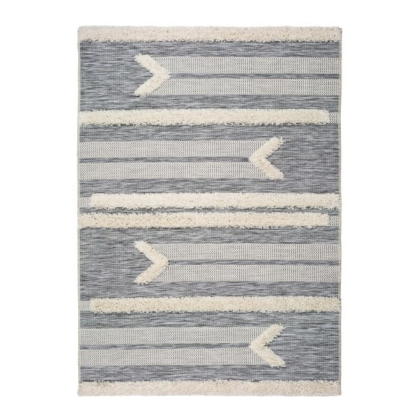 Szaro-biały dywan Universal Cheroky, 55x110 cm