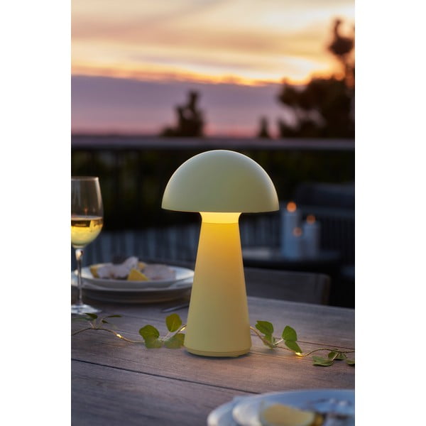 Żółta lampa stołowa LED ze zdalnym sterowaniem (wysokość 28 cm) Sam – Sirius-image-3