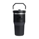 Czarny termos ze stali nierdzewnej 600 ml IceFlow™ Flip Straw 2.0 Tumbler Black – Stanley
