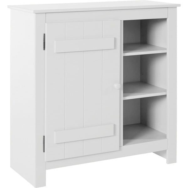 Biała szafka z litego drewna sosnowego 90x90 cm Bertram – Støraa-image-2