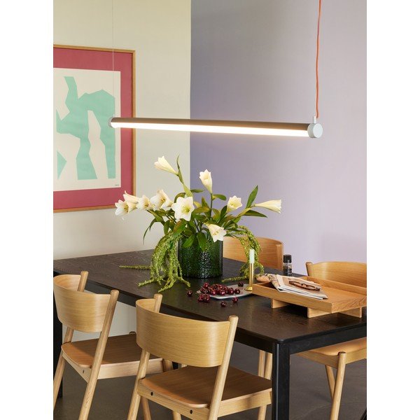 Szara lampa wisząca LED ze ściemniaczem Interplay – Hübsch-image-1