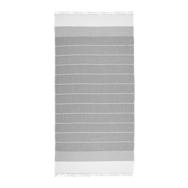 Ręcznik hammam Loincloth Line Black, 80x170 cm