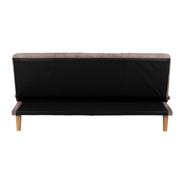 Brązowa rozkładana sofa  z tkaniny szenilowej 178 cm – Ixia-image-4