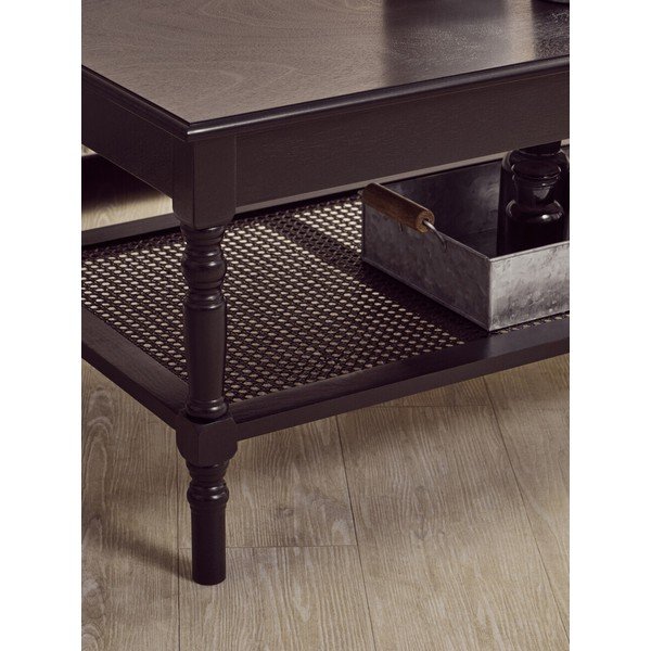 Czarny stolik 60x120 cm Heritage – Premier Housewares-image-3