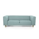 Miętowa sofa Scandic Diva, 216 cm