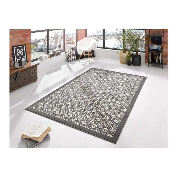 Szaro-beżowy chodnik Hanse Home Gloria Tile, 80x300 cm-image-1