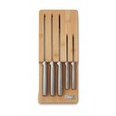 Zestaw noży ze stojakiem ze stali nierdzewnej 5 szt. Elevate Bamboo – Joseph Joseph
