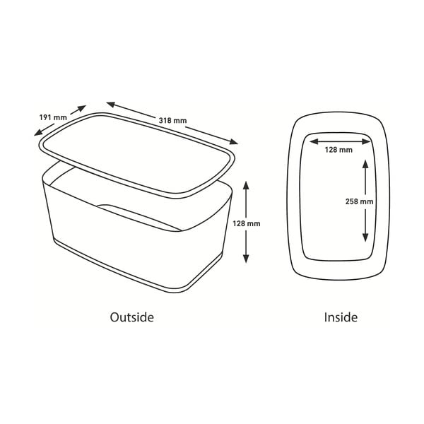 Biały pojemnik z pokrywką Leitz Office, poj. 18 l-image-4