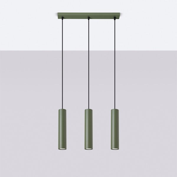 Zielona lampa wisząca Castro – Sollux-image-2