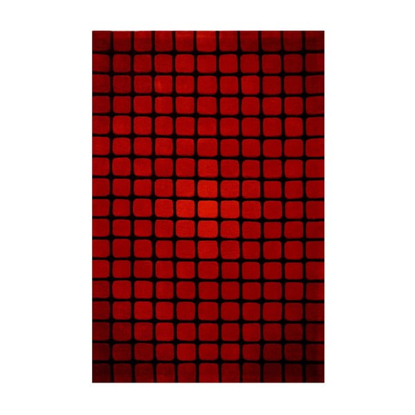 Dywan Casablanca Square 90x160 cm, czerwony