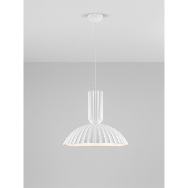Biała kamienna lampa wisząca ø 50 cm Ammos – Nova Luce-image-4