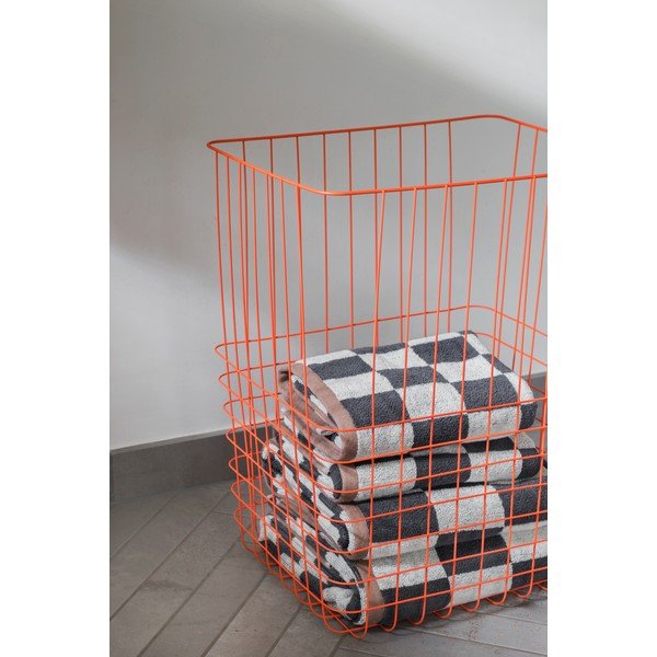 Pomarańczowy metalowo-tekstylny kosz na pranie 64 l Store-It – Mette Ditmer Denmark-image-1