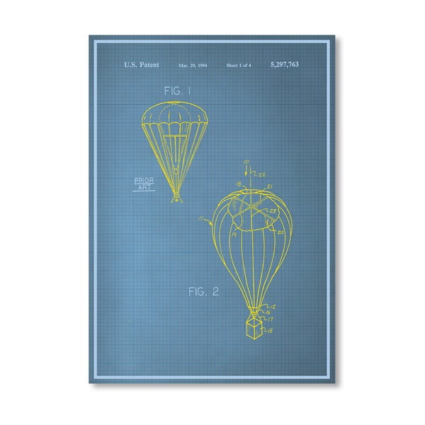 Plakat Parachute, 30x42 cm
