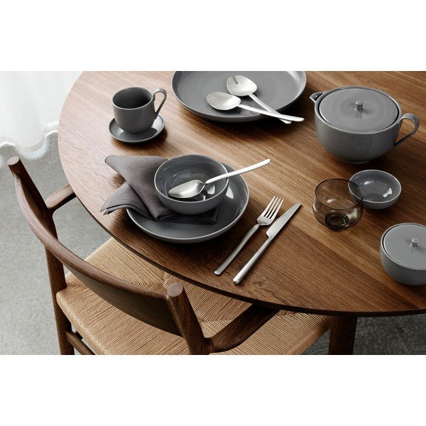 Czarna serwetka lniana Blomus, 42x42 cm-image-1