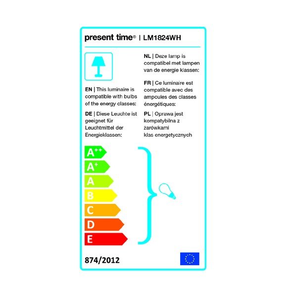 Biała lampa stołowa Leitmotiv Enchant-image-1