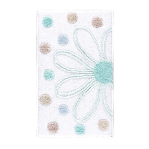 Biały dywanik łazienkowy Confetti Bathmats Alinda, 55x60 cm