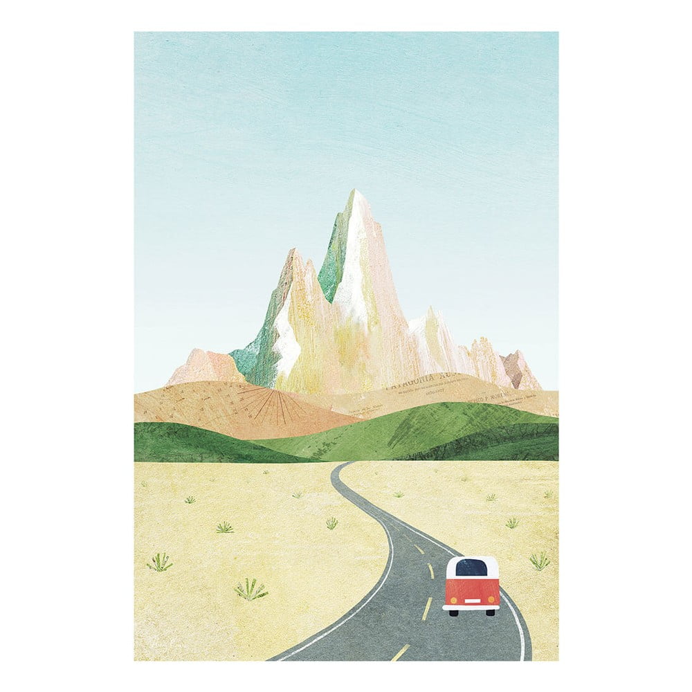 Plakat 30x40 cm Patagonia – Travelposter